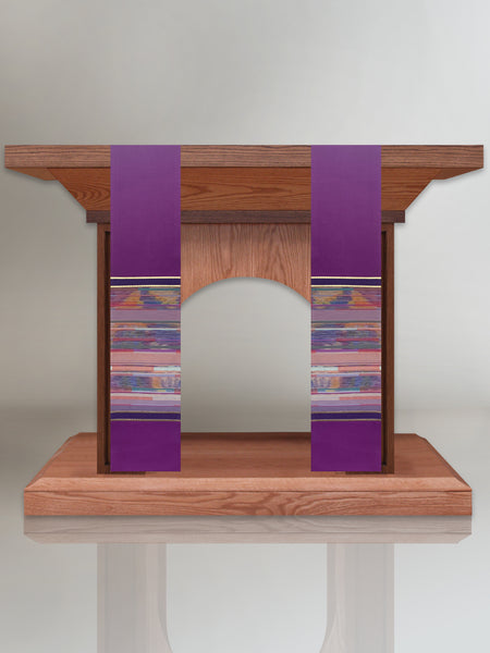 Classic Vista Purple Sample Altar Scarves