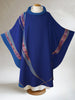 Curvilinear Advent Blue Chasuble