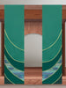 Curvilinear Green Sample Altar Scarves
