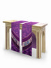 The Francis Curvilinear Bella Purple & Monet Purple Altar Scarves