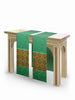 The Francis Classic Cross Green & Brocade Green <br> Altar Scarves