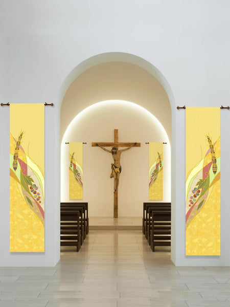Golden Eucharistic Wall Hangings