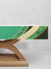 Green Curvilinear Altar Frontal