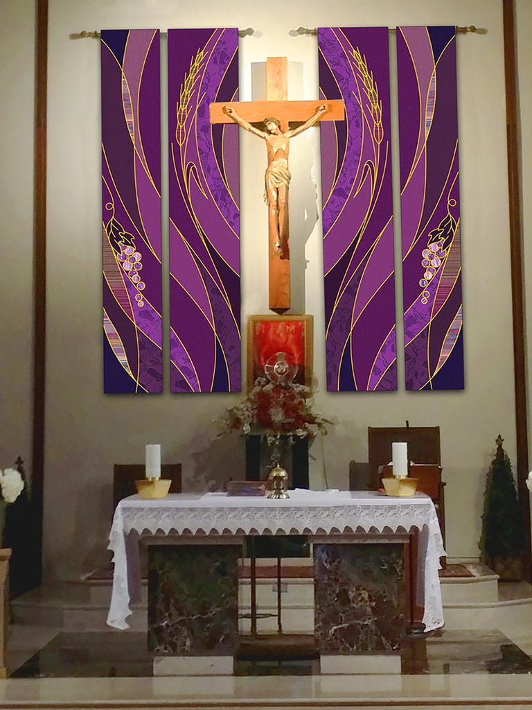 Eucharistic Purple Banners
