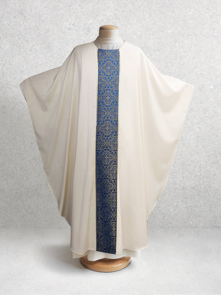 MB Classic Sample Chasuble in Brocade Blue
