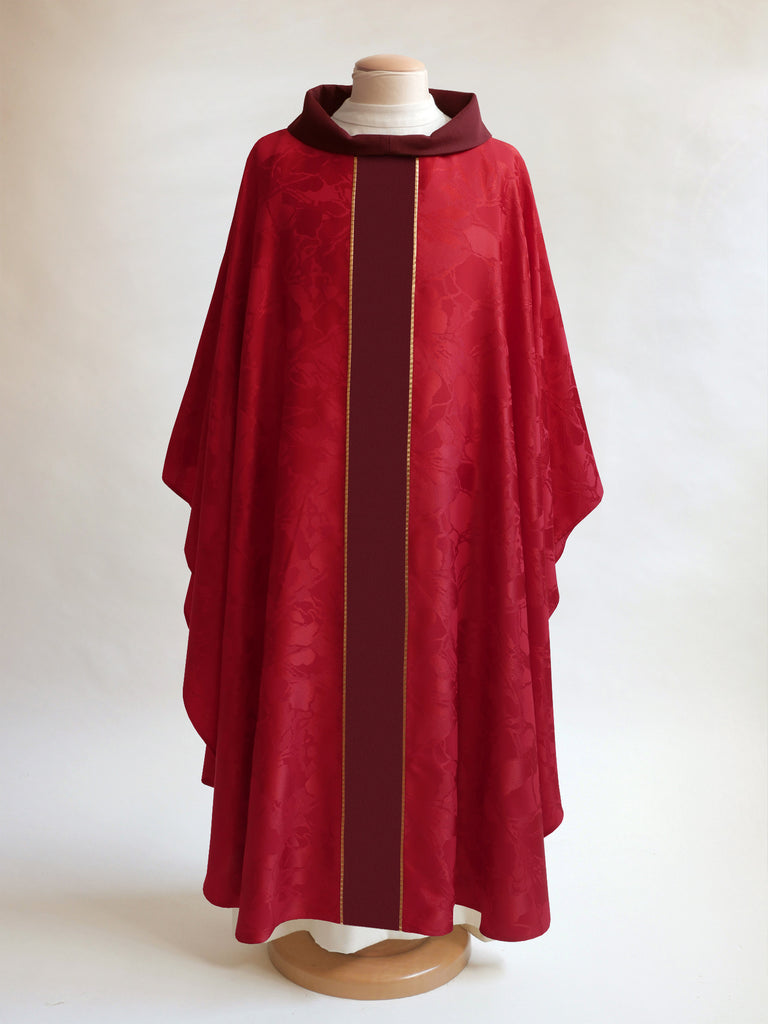 pentecost classic bella red chasuble