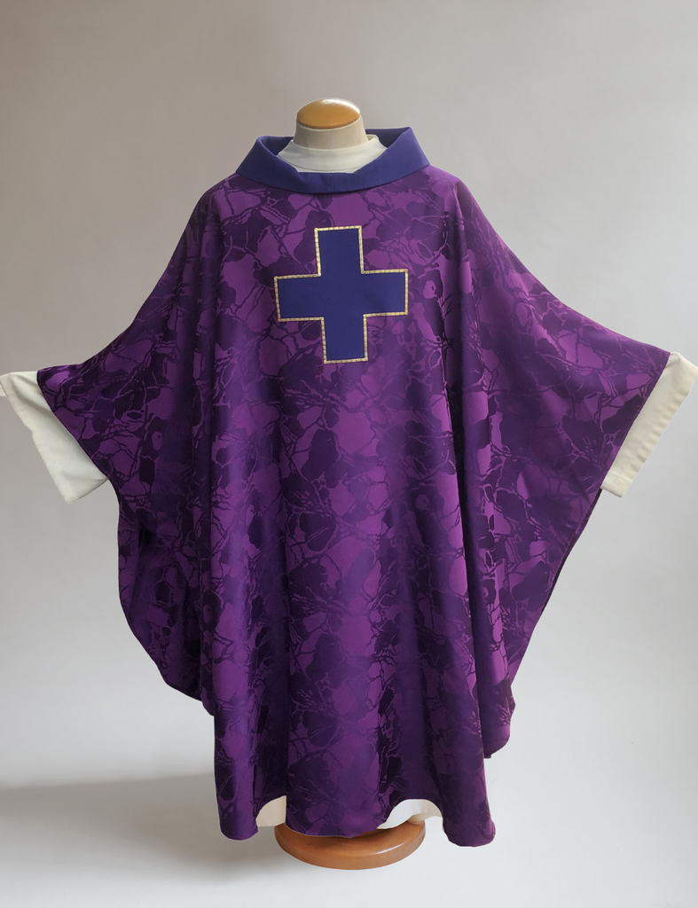 Purple Cross Advent Sample Chasuble