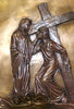 Stations of the Cross in 2 Tone Bronze