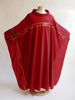 red vestment with cross for pentecost and confirmations