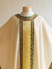 White Three Brocade Chasuble