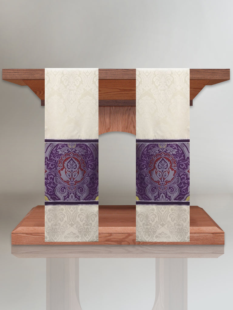 Barcelona Purple Classic Altar Scarves
