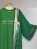 Stained Glass Cross Green Dalmatic