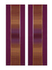 Woven Purple Central Band Altar Scarves