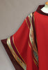 Curvilinear Red Chasuble