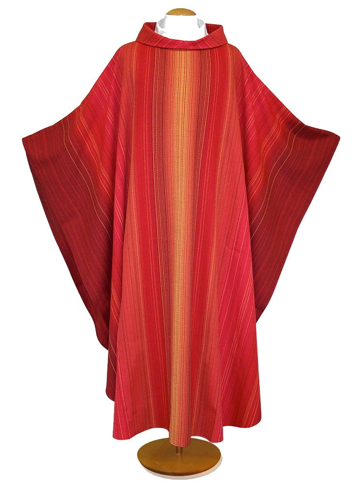 Woven Red Chasuble
