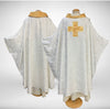 White & Gold Cross Sample Chasuble