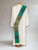 Woven Green Deacon Stole