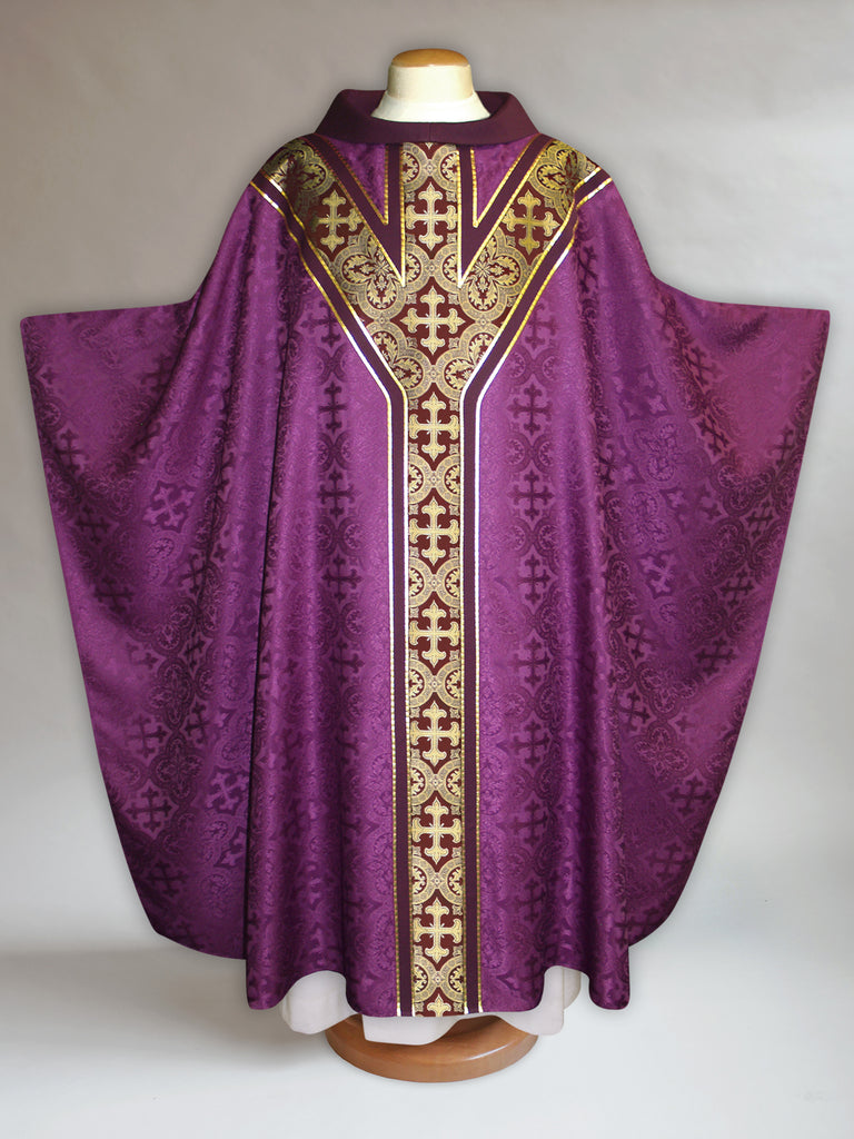 Y-Yoke Chasuble for Lent or Advent